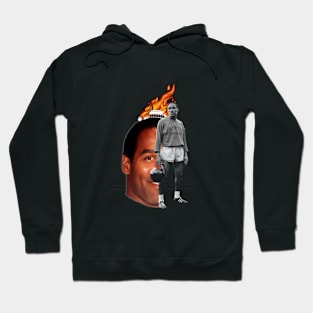 funny OJ Simpson fantasy football player Hoodie